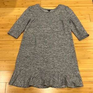 EUC Talbots Terry Flounce Hem Shift Dress - size 1X